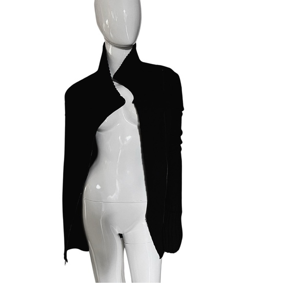 Pre-owned, black Athleta Chill Factor Wool Blend Sweater Coat - XS - Picture 12 of 16